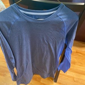 Long sleeve blue shirt